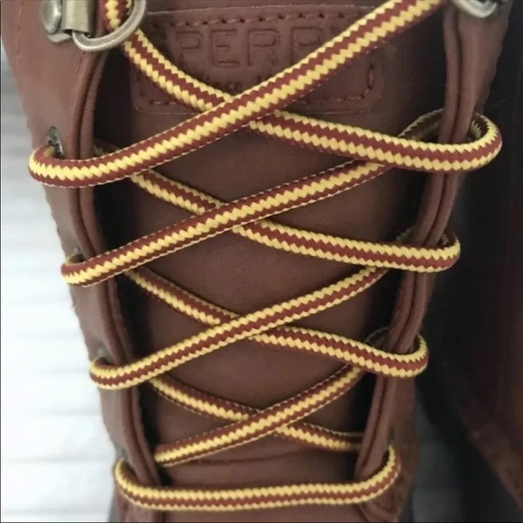 (NWT) SPERRY Top-Sider Big Kid's Avenue Duck Boot In Tan / Brown - Picture 9 of 11